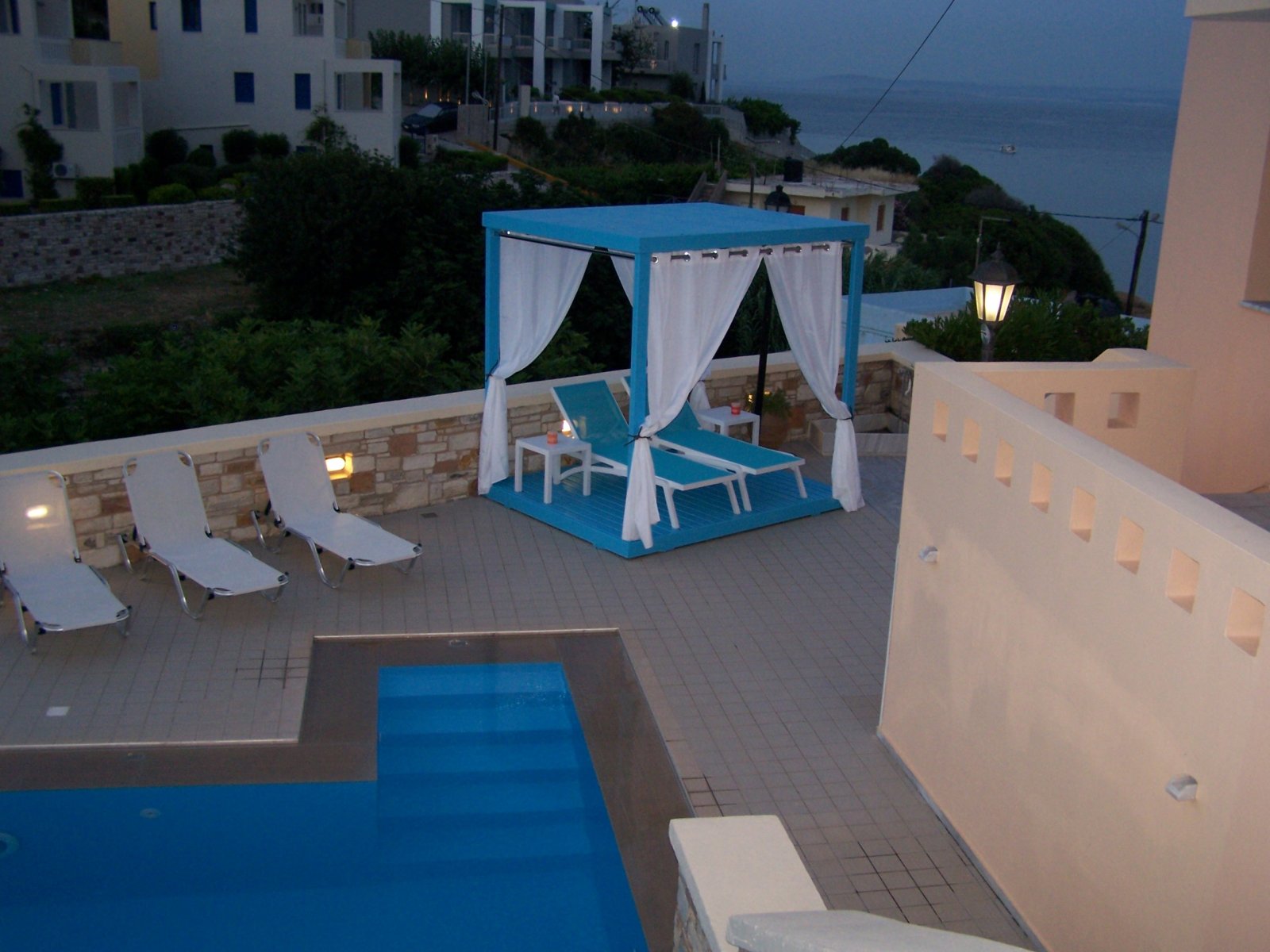 Cabana by the pool