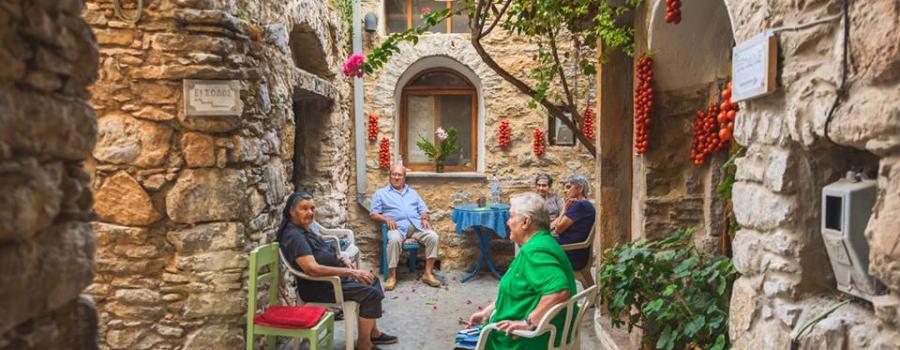 Mesta Villagers Chios Mesta Villagers Chios